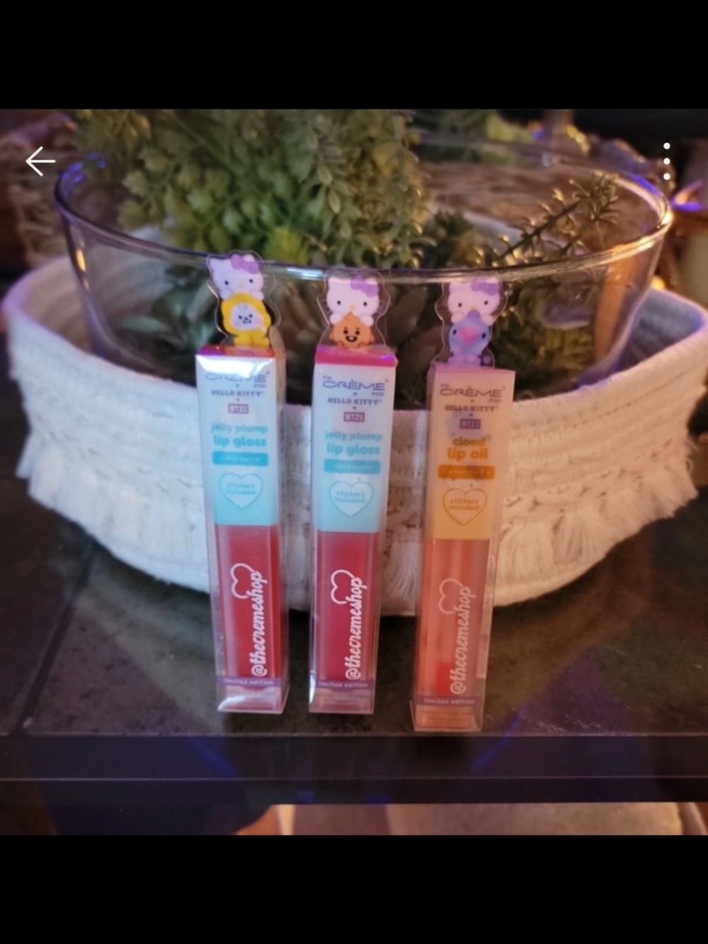 Hello Kitty x The Creme Shop Lip Gloss Trio - Limited Edition